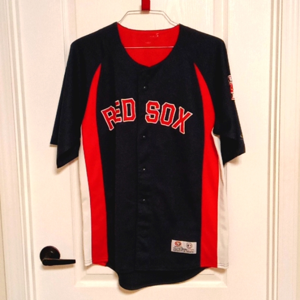 Vintage Boston RED SOX True Fan MLB Jersey XXL
